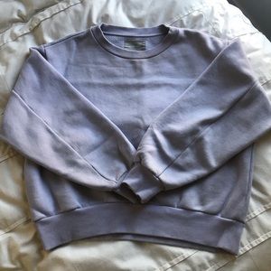Everlane Lilac Purple Crewneck Pullover Sweatshirt